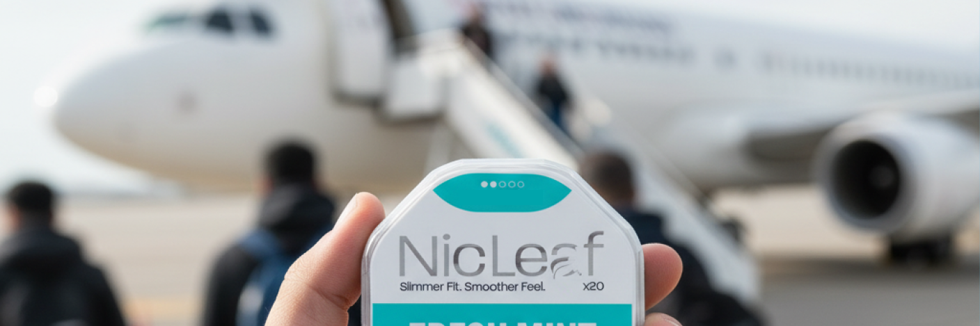 Using NicLeaf on short and long-haul flights